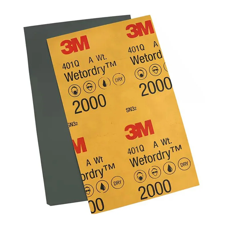 3M 401Q Werordry Sandpaper Grit P1500 P2000 5.5IN×9IN For grinding polishing and fine grinding