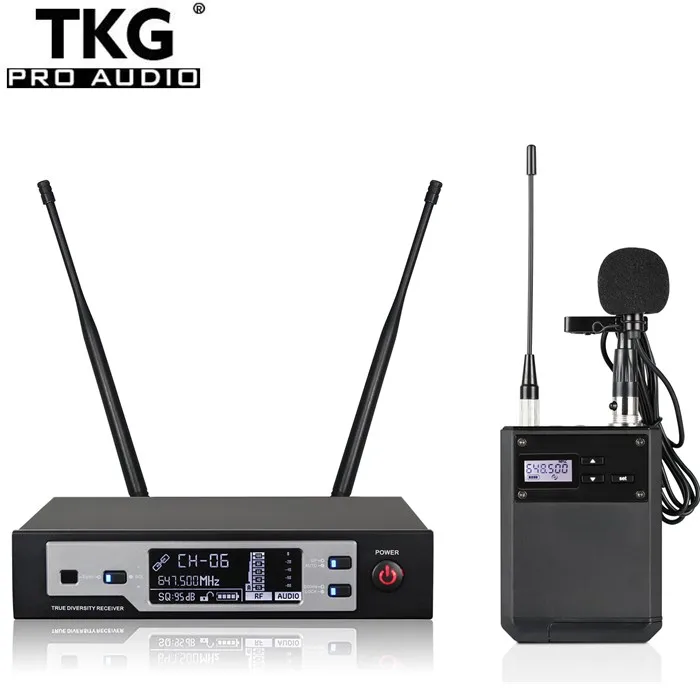 Настоящее разнообразие диапазон 640 ~ 665 МГц беспроводная KTV караоке сценическое