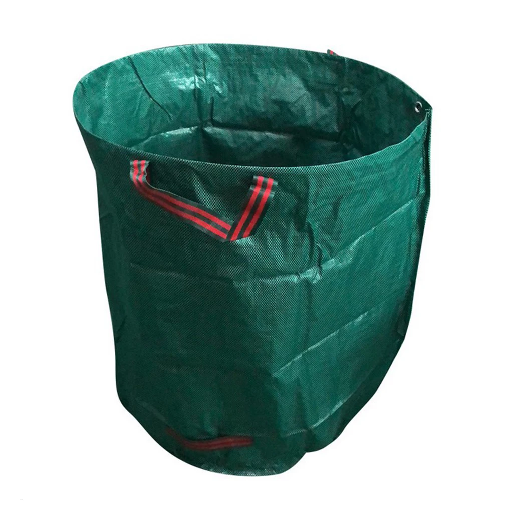 

120-500L Large Capacity Garden Bag Reusable Leaf Sack Trash Can Foldable Garden Garbage Waste Collection Container Storage Bag