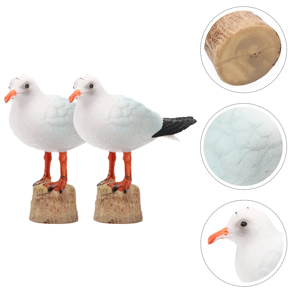 

2 шт., настольная статуя птицы, украшение для сада