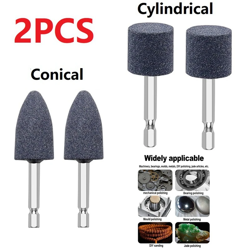 Двухсекционная шестиугольная шлифовальная головка из коричневого корунда