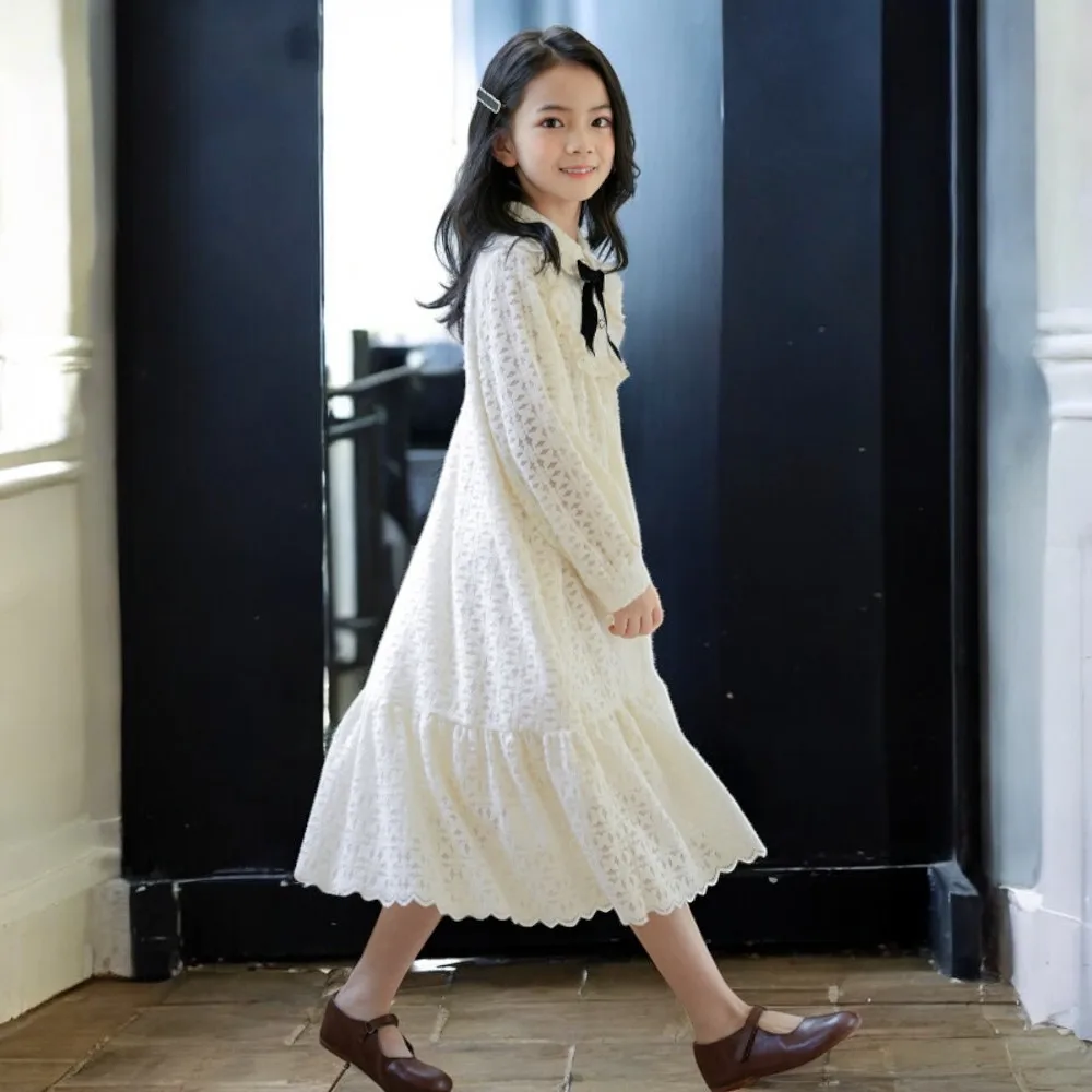 Кружевное платье для девочек