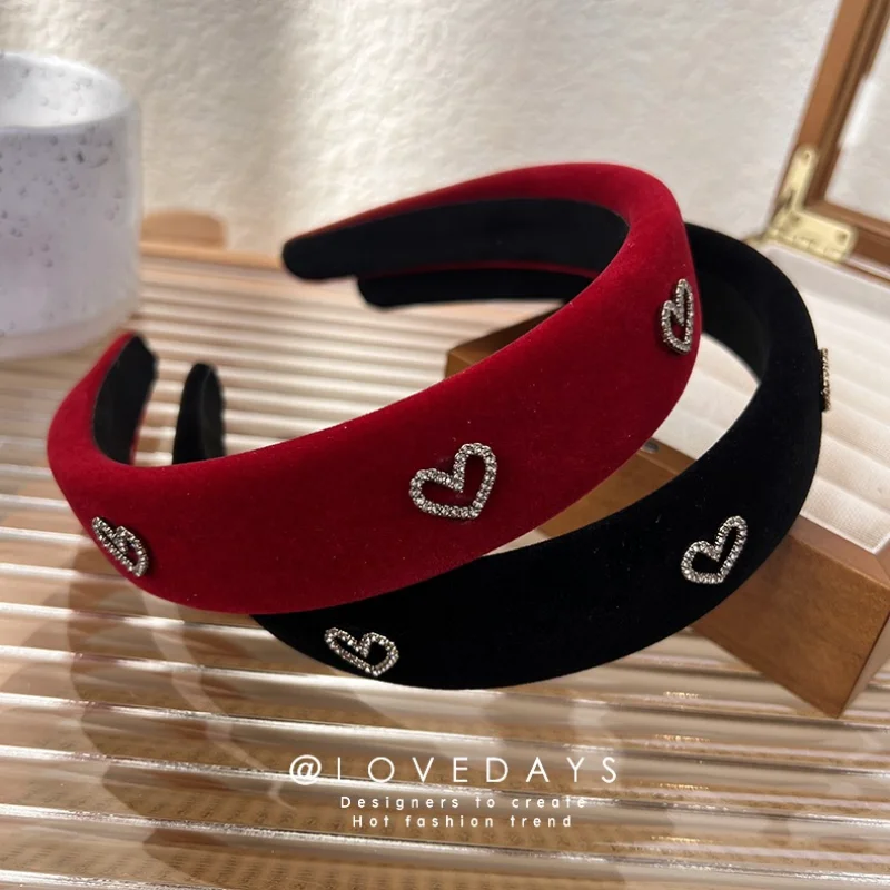 Velvet Hairband Girls Vintage Fashion Elegance Headwear Hair Accessories