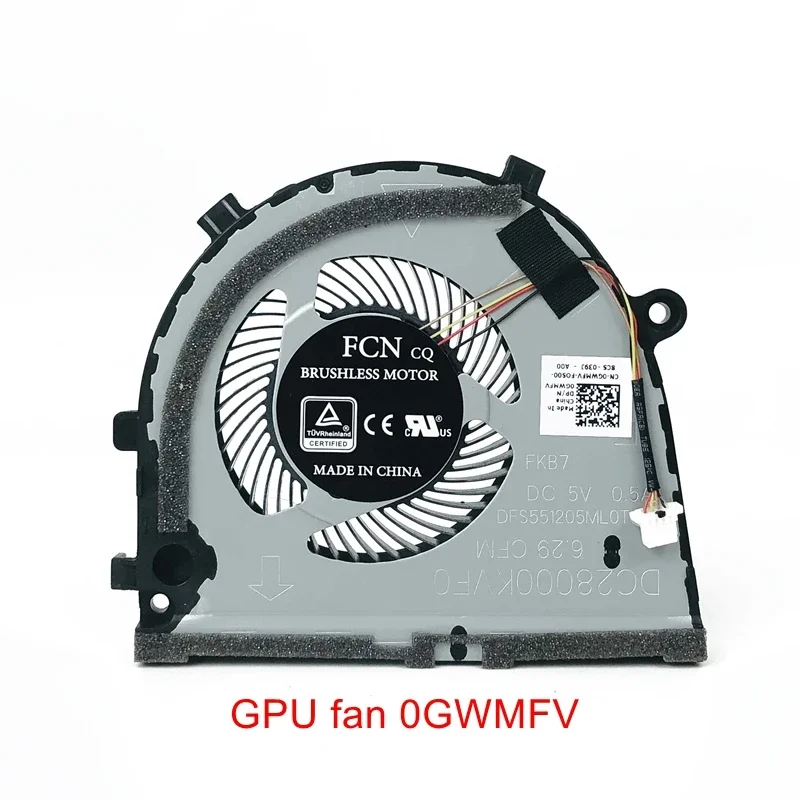 Новый оригинальный вентилятор охлаждения процессора и графического ноутбука