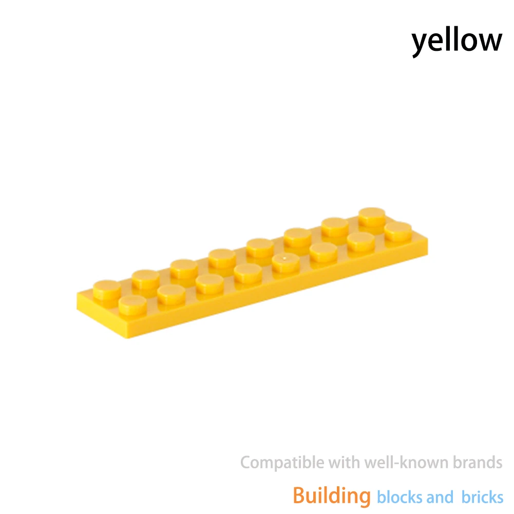 Фото 20/50 шт. доска MOC DIY 2x8, совместимая с строительными блоками известного бренда 3034, классическими строительными блоками, креативными игрушками, подарками №4
