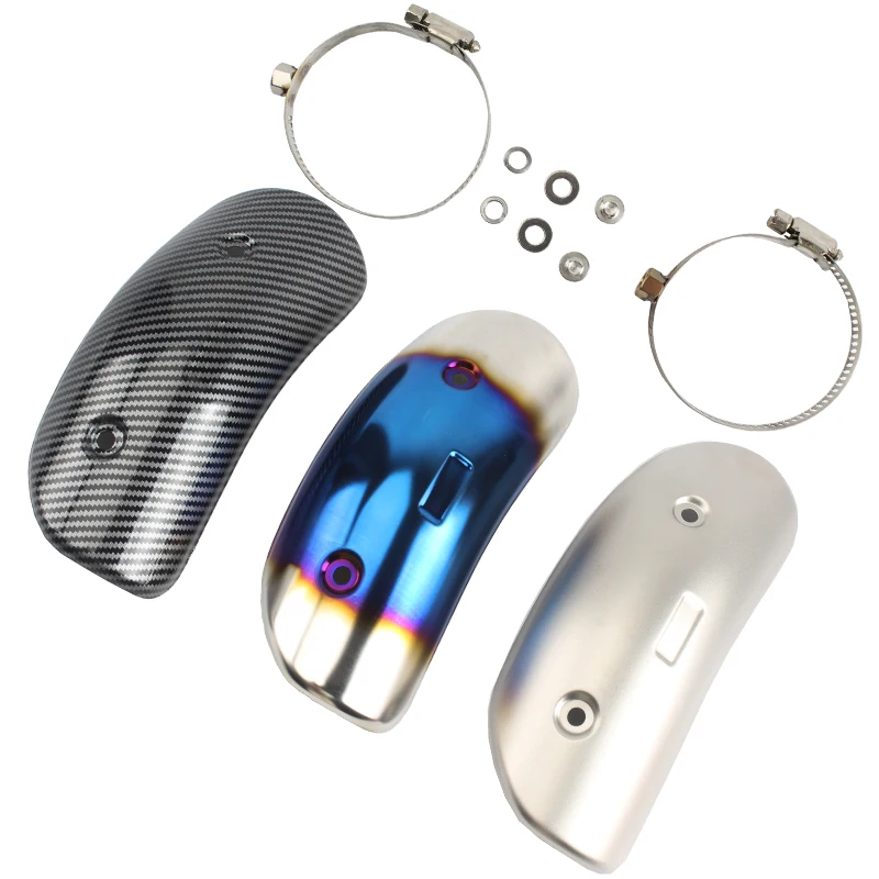 Защита для выхлопных газов мотоцикла защитная накладка на трубу защита от ожогов