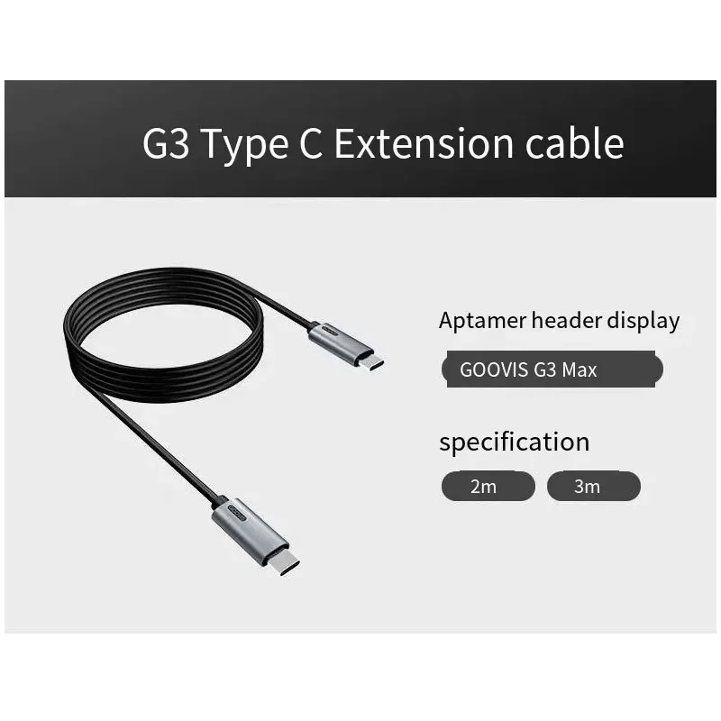 ДЛЯ GOOVIS G3 Max Dual Type-C индивидуальный удлиненный кабель DP видеокабель