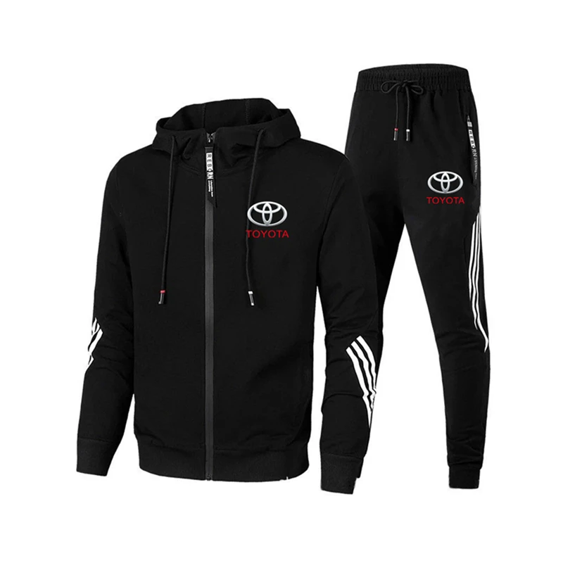 

2022F1 Racing New Brand Car Logo Men's tracksuit jogging Tracksuit Hoodie + Trousers Men's Suit Sweater Formula One extreme Spor