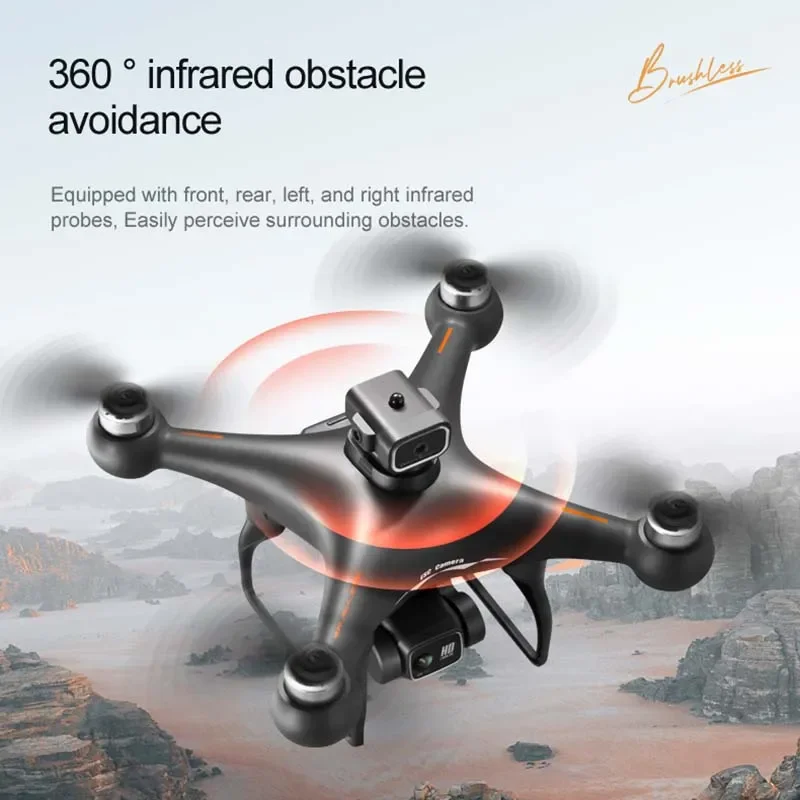 

S116 Drone RC Quadcopter Profissional 8K Optical Flow Brushless Motor Obstacle Avoidance Camera GPS Dron Helicopter 5KM