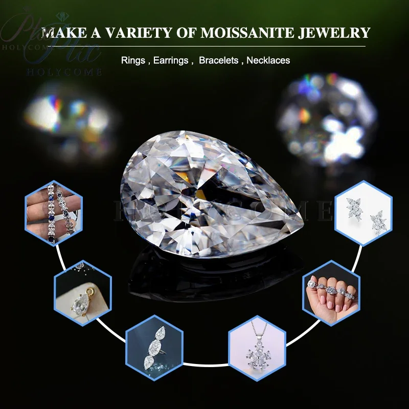 PTX GRA Бесплатный пояс грушевидной огранки с измельченным льдом Гибридная огранка