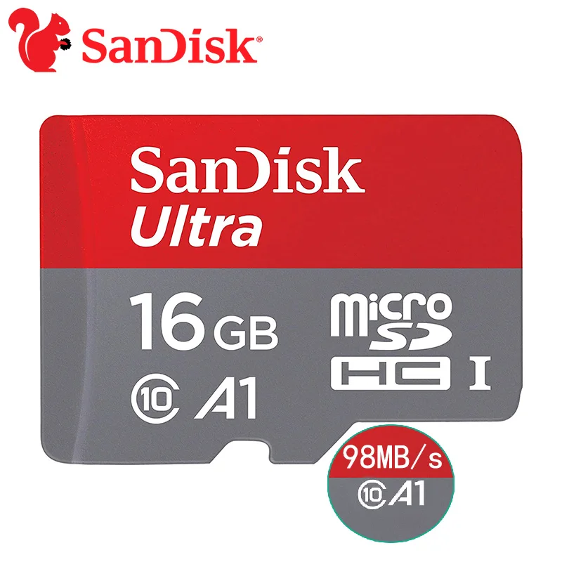 

Sandisk Ultra Micro SD Card UHS I 16GB TF Flash Memory Card Adapter Class 10 A1 U1 SDHC SD microsd Card For Phone Wifi Camera