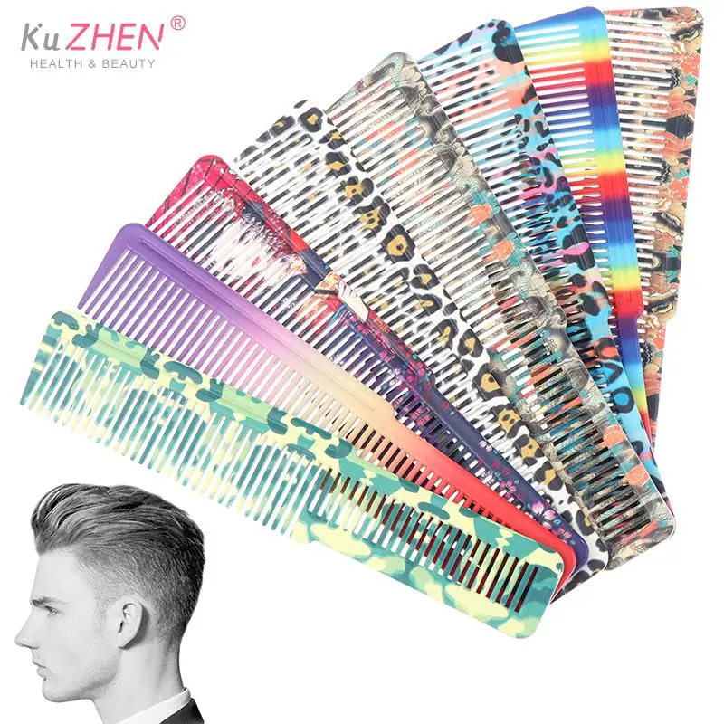 

1PCS Hair Clipper Comb Guide Hair Comb Anti-static Barber Flat Combs For Men Professional Hairdressing Flat Combs Barber Tools