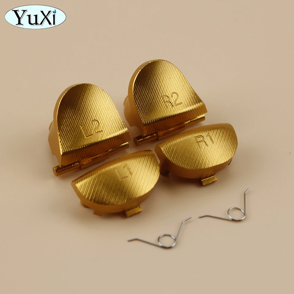 1 комплект металлических алюминиевых кнопок для PS4 L1 R1 L2 R2 ключей и аксессуаров