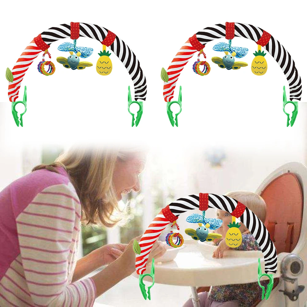 

Ocean Forest Sky Stroller Cart Clip Lathe Suspended Seat and Stroller Toys Kids Flying Animals Educational Toys Removable