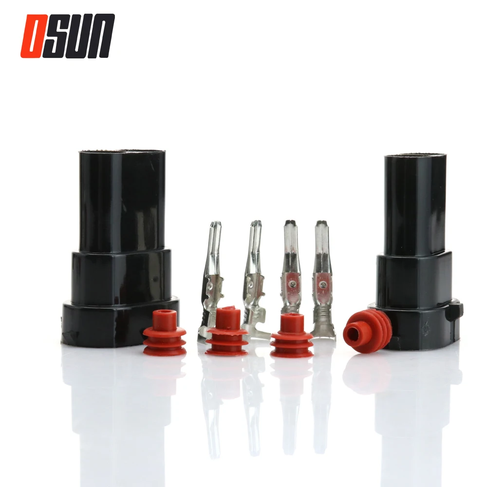 

2pcs H8/H9/H11/H27/880/881 HID Bulb Connectors Male Adapter HID Xenon Light Lamp Socket Plug #2026*2