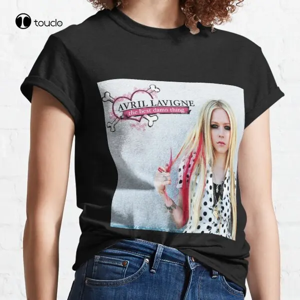 

Avril Lavigne - The Best Damn Thing Classic T-Shirt Tee Shirt Dog Mom Shirt Fashion Tshirt Summer New Popular Streetwear Tshirt