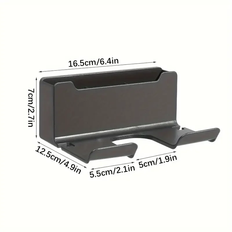 1 экономичная настенная стойка для фена-полка хранения в ванной комнате удобная