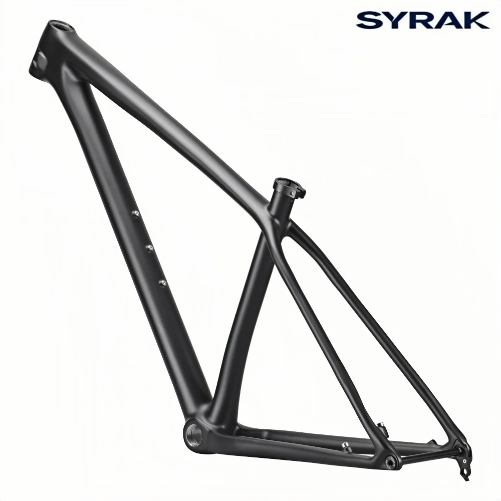 Фото Карбоновая рама для горного велосипеда SYRAK 29er MTB, Boost, 950 г, легкая, размеры S/M/L, карбоновый телескоп, карбоновый квадроциклетный каркас, рама для горного велосипеда №3