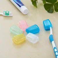 5pcsset portable toothbrush case cover travel hiking camping toothbrush cap waterproof dustproof protect toothbrush box 5 color