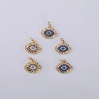 earrings making charm diy necklace jewelry luxury accessories devil eye oval pendant clasp zircon alloy bracelet hooks for womwn
