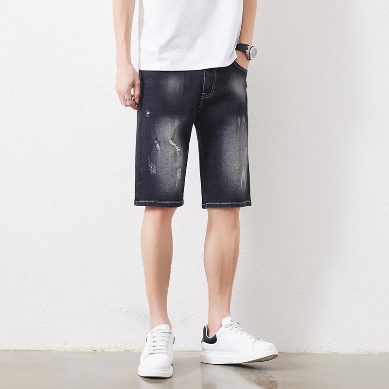 Baggy Jeans 48 Plus Size Denim Jeans Mens Shorts Jeans High Quality Casual Pants Denim Trousers Fashion Male 2022 New Summer