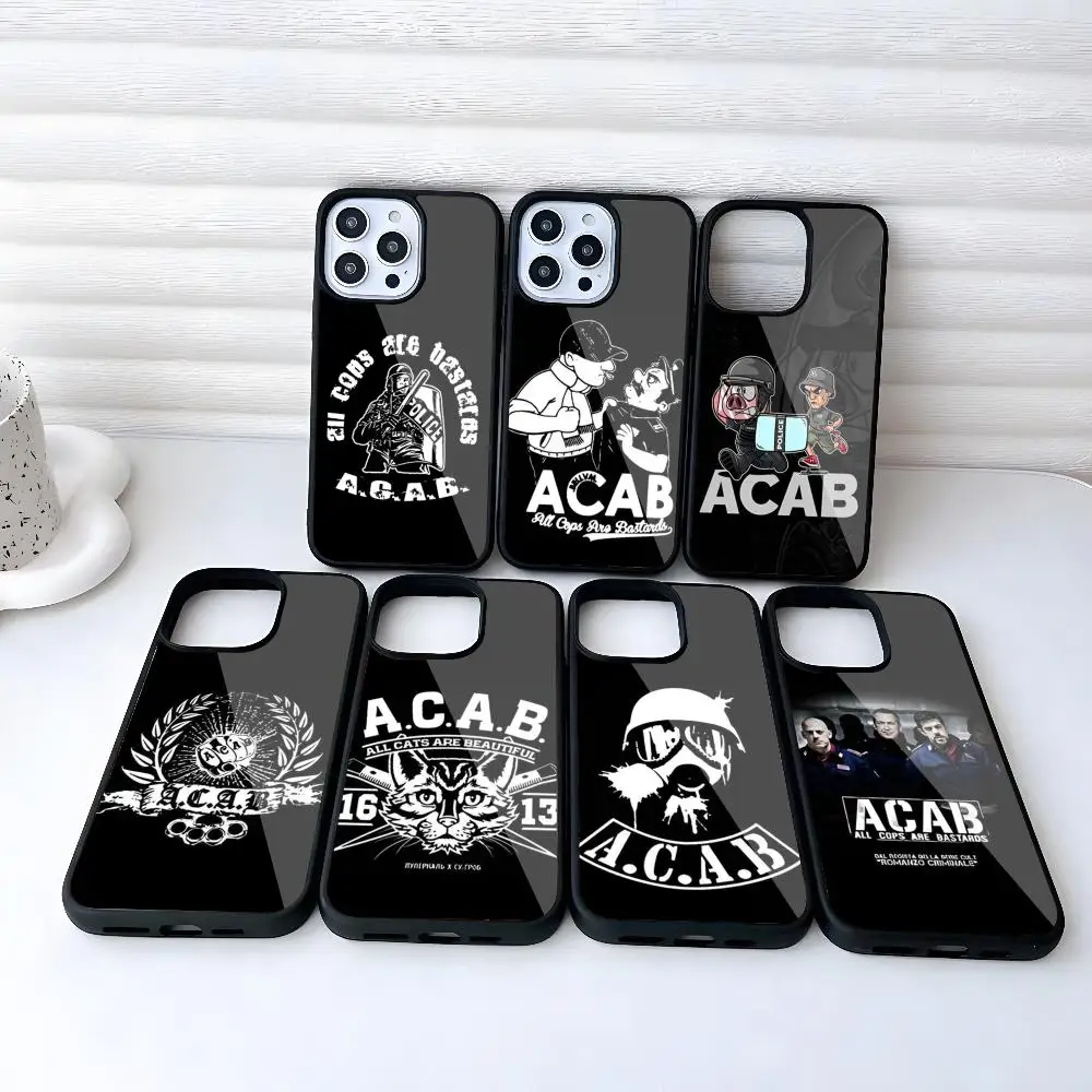 Фото Чехол для телефона All Cops Are Bastards Acab Ultras для Iphone 17 Air 16 15 14 13 12 11 Pro Max Mini Plus Se Xr Xs PC+TPU Cover №1