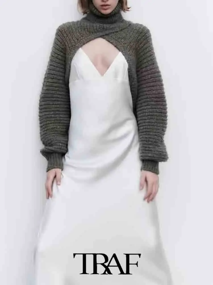 

Женский трикотажный свитер с длинным рукавом, в повседневном стиле