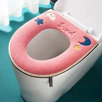 star and moon simple handle toilet mat comfortable cover zipper toilet mat waterproof toilet seat new toilet cover toilet seat