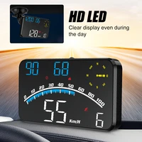 universal g10 hud gps head up display speedometer odometer led display windscreen projector with overspeed fatigue driving alarm
