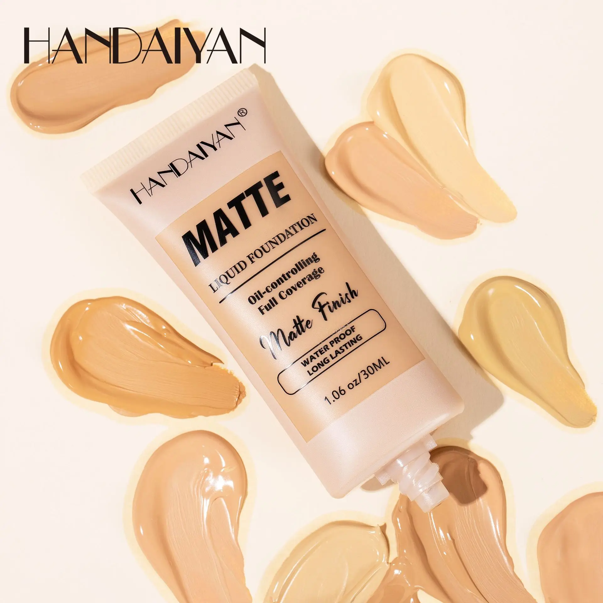 

HANDAIYAN Concealer, Matte Foundation, Long-lasting, Unremitting Makeup, Skin Tone, Invisible Pores And Natural Hydration Makeup