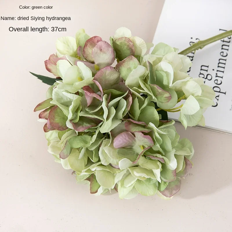 

Искусственный шелковый цветок Гортензия 37 см