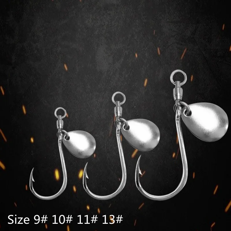 3 шт./партия рыболовные крючки из нержавеющей стали