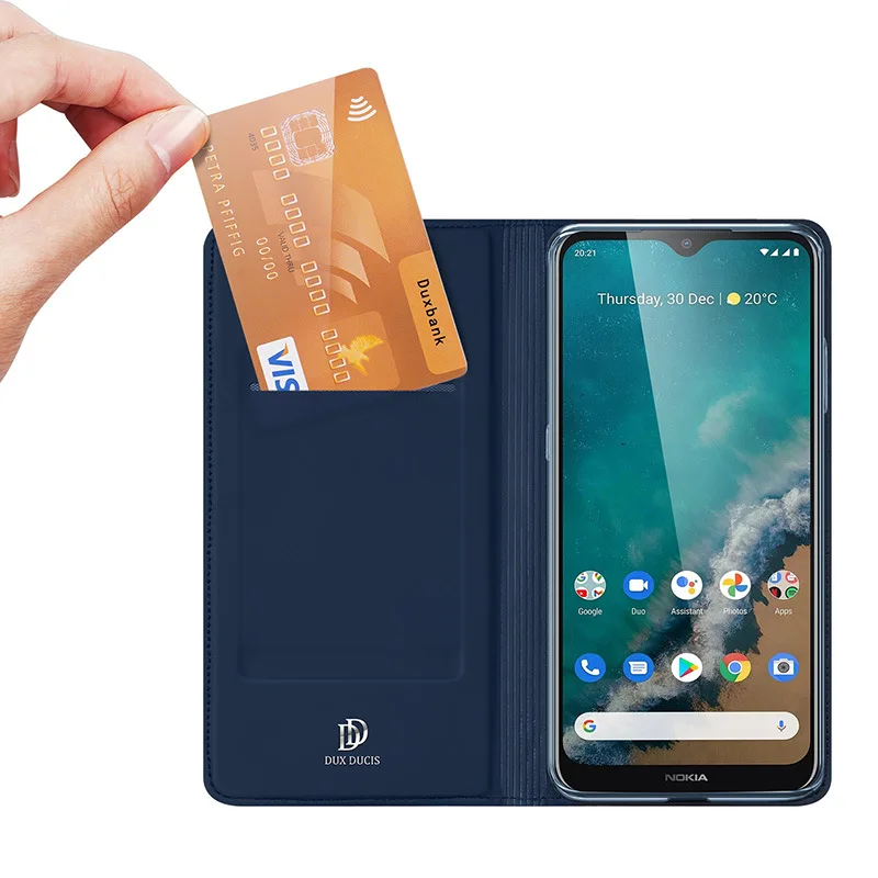 

Оригинальный чехол Dux Ducisc из искусственной кожи для Nokia G50 G20 G10 X20 X10, кожаный чехол + ТПУ, флип-чехол для Nokia G50 G20, чехол, оболочка