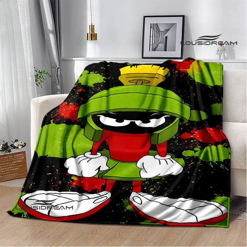 Одеяло детское Фланелевое с мультяшным принтом мягкое и удобное