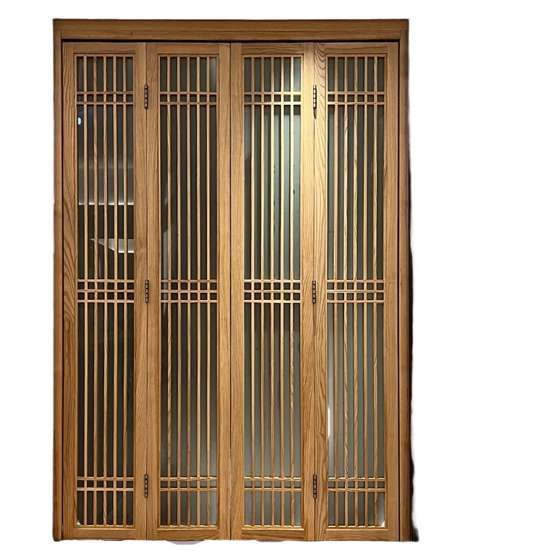 Настраиваемая главная входная домашняя раздвижная дверь интерьер деревянный