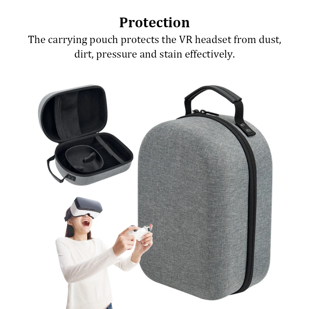 

VR Headset Bag Empty Storage Case Virtual Reality Equipment Pouch Holder Portable Travel Carrier Organizer Dust-proof