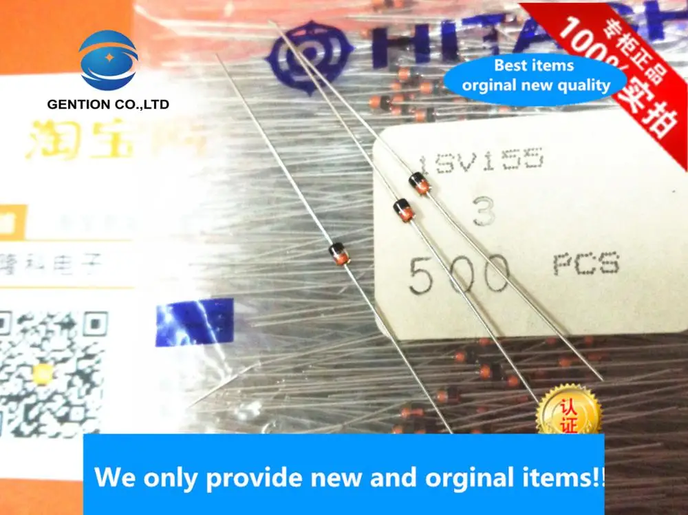 

10 шт. 100% Новый оригинальный 1SV155 VHF Варистор диод ISV155 импортный DO-34 оригинальный