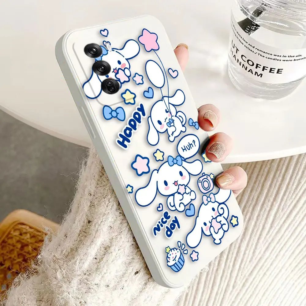 Dog Cinnamoroll чехол для телефона OPPO REALME XT C11 C12 C20 C20A C21Y C33 C55 C35 C65 GT MASTER NE02 2 NARZO 30 50 PRO IPRIME 5G
