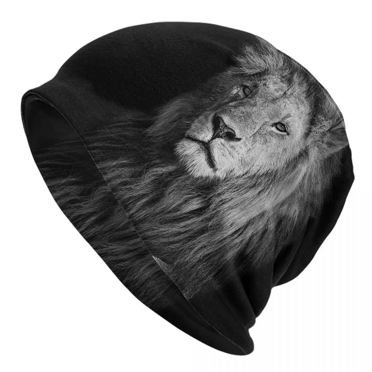 Beautiful Lion Romeo 2 In Masai Mara Kenya Adult Men's Women's Knit Hat Keep warm winter Funny knitted hat