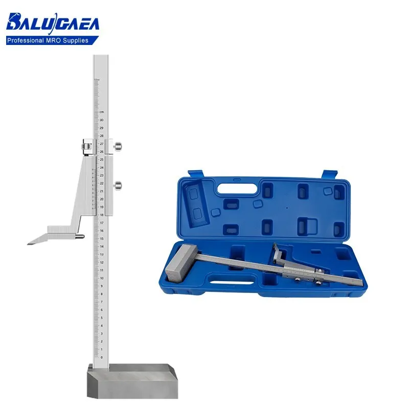

Height Vernier Calipers 0-300mm Stainless Steel Vernier Height Gauge with Stand Measure Ruler Tools