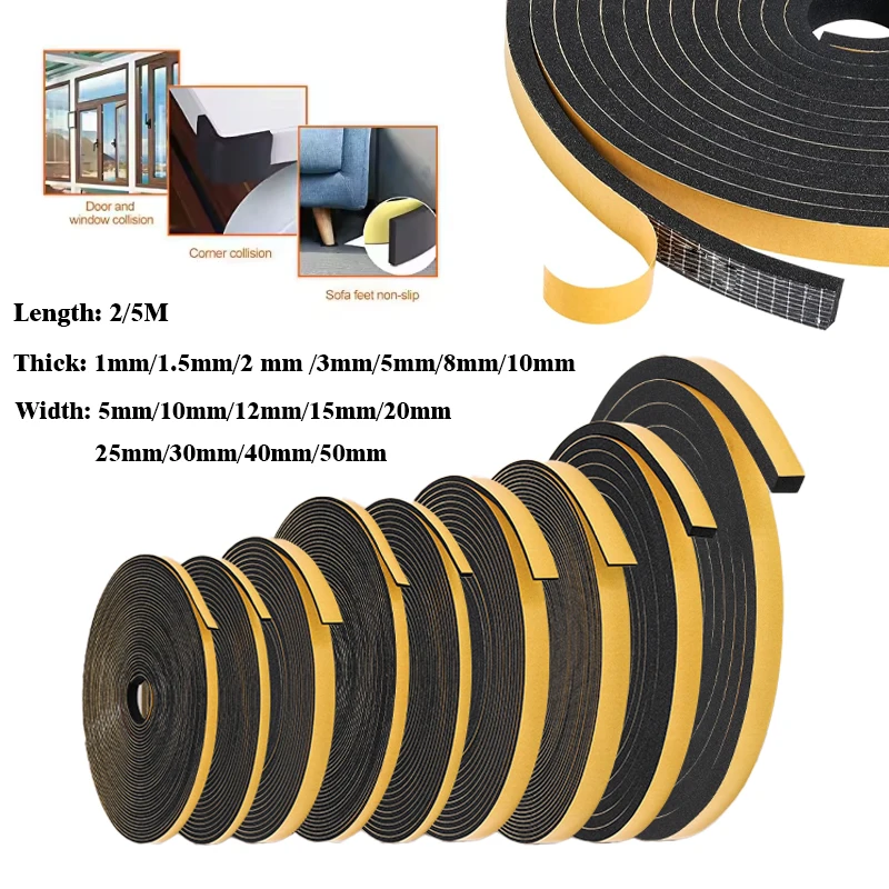 

Резиновая самоклеящаяся уплотнительная лента