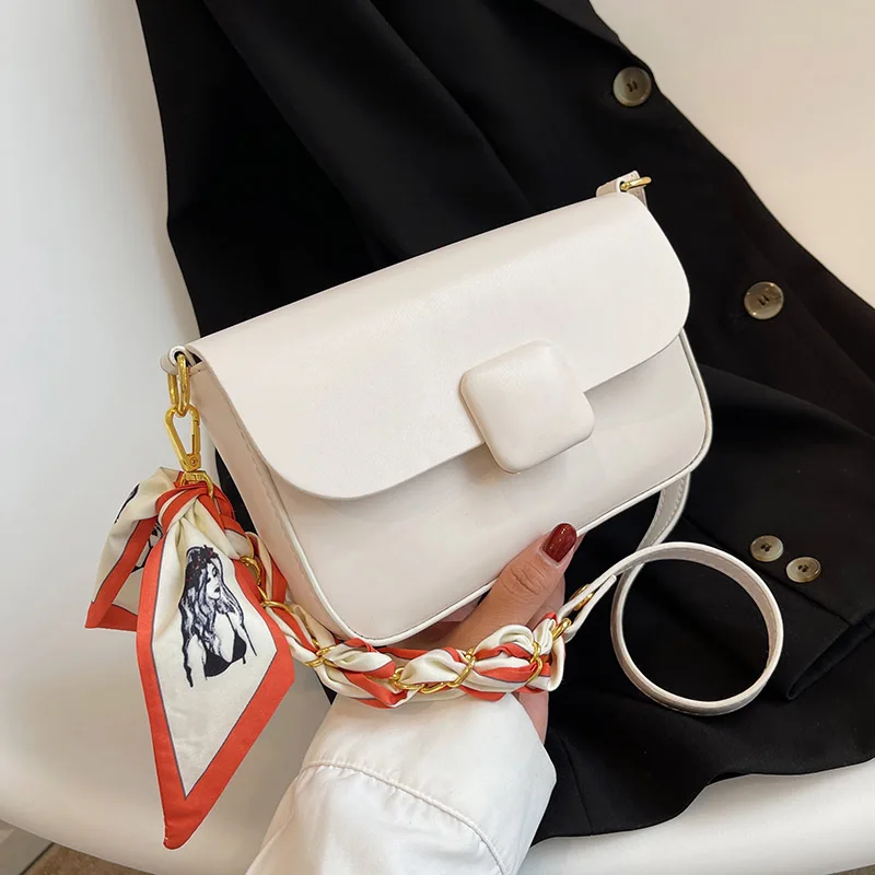 

Luxury Brand Ribbon Design Women Designer PU Leather Flap Shoulder Bags Fashion Handbags and Purses Small Crossbody Bag 2022 New