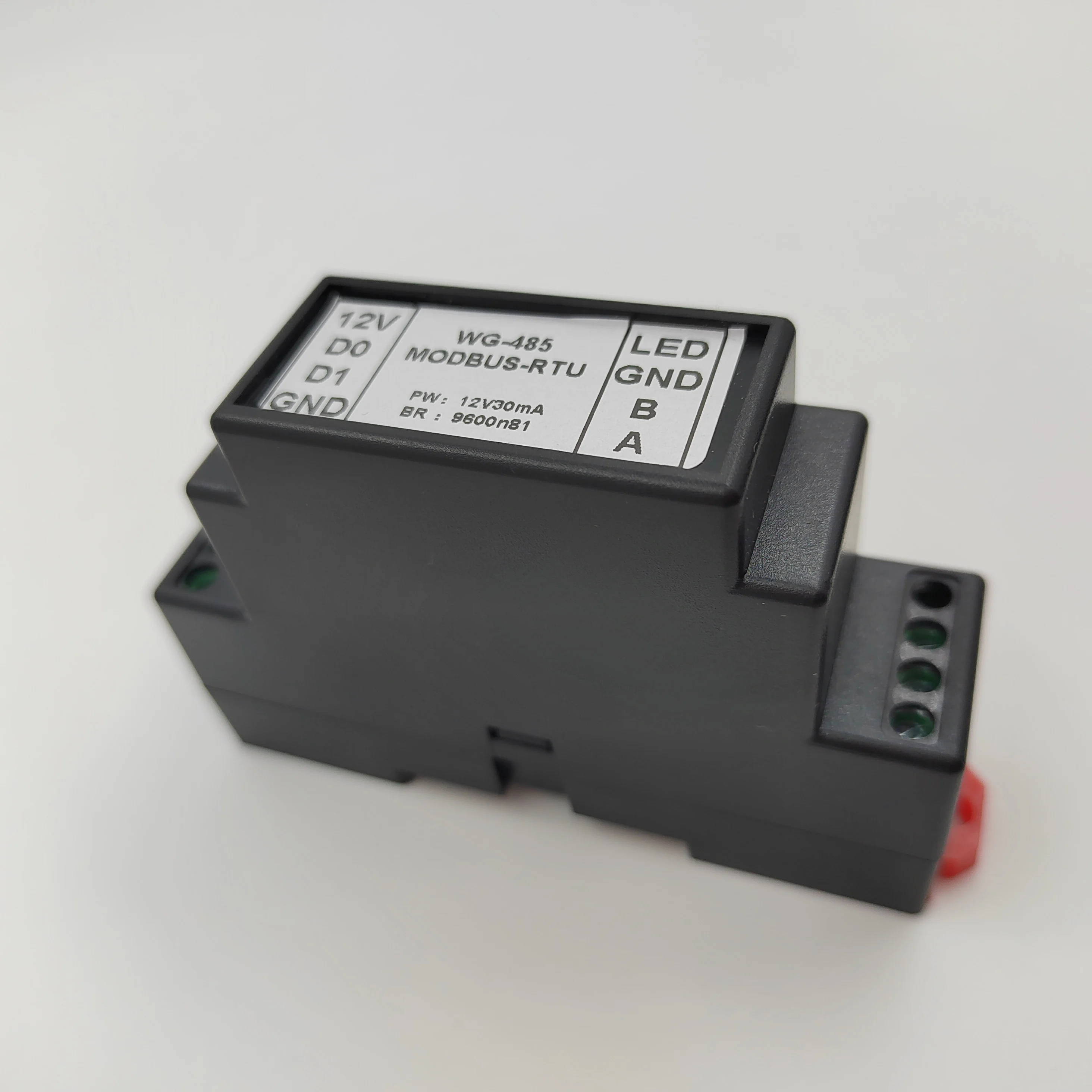 Фото Конвертер Wiegand на DIN-рейку Modbus-RTU, WG в 485 №1