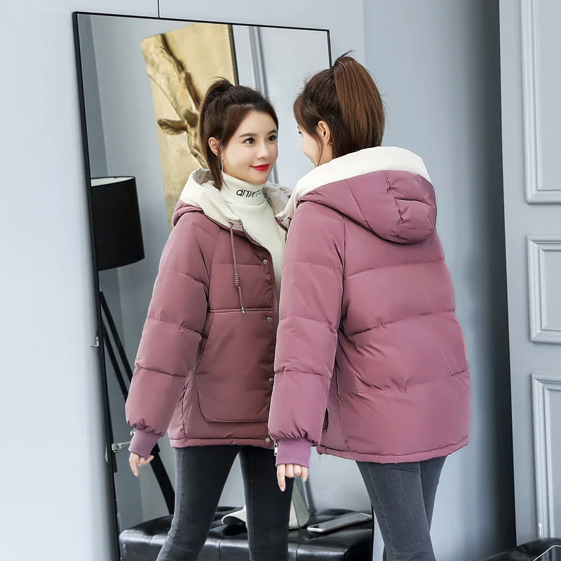 

Off-season special winter thickened down cotton dress women's short new cotton coat cotton coat plus fat plus size coa