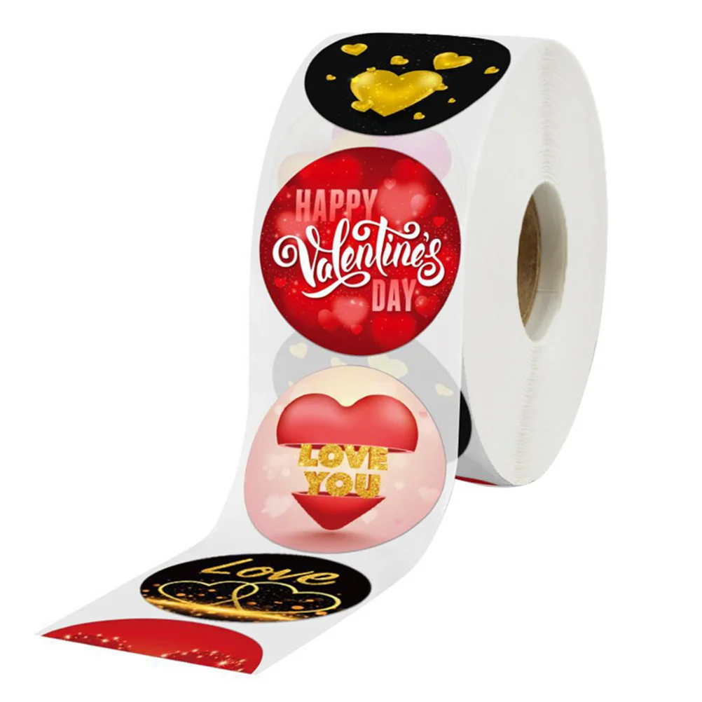 

Stickers Labels Heart Day Sealing Gift S Valentine Packing Decals Valentines Envelop Sticker Scrapbooking Baking Gifts Love