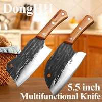 5 5 inch high hardness butcher knife stainless steel kitchen knife meat cleaver chefs knife sets hand made multifunctional
