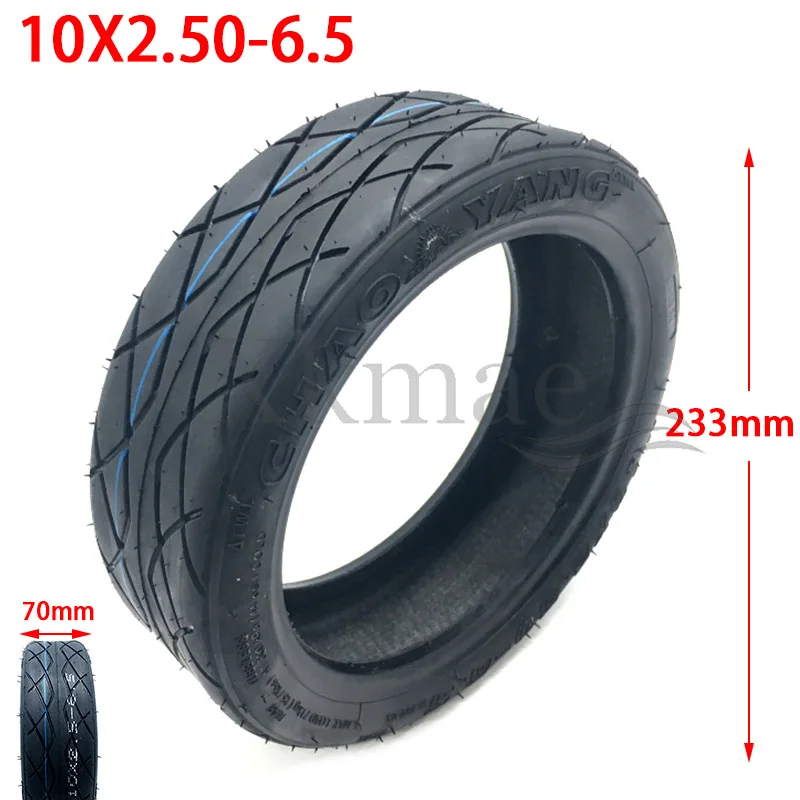 

10X2.50-6.5 10 inch tubeless tires are suitable for electric scooter 36V 48V motor wheel front or rear vacuum tires