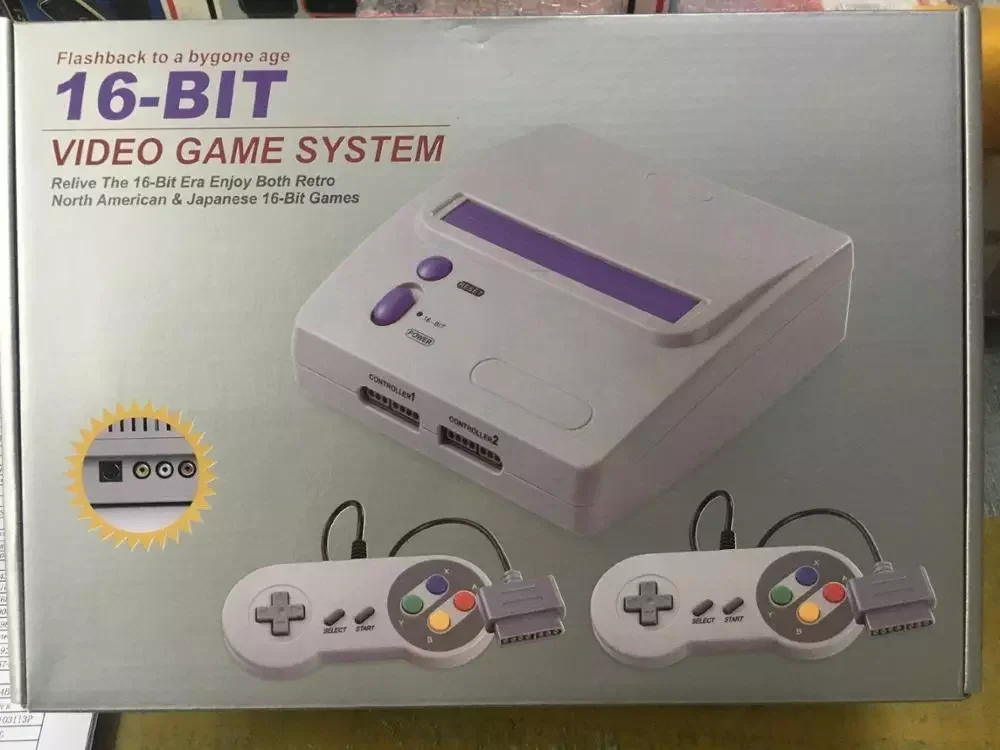 

RETROAD 16-bit Entertainment TV Game System with S-vide ,16bit High quality game console 72P-60P