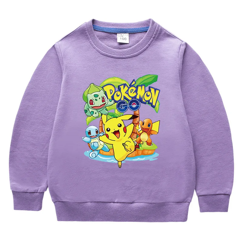 Детская толстовка Takara Tomy Pokemon Pikachu пуловер пальто для маленьких мальчиков и