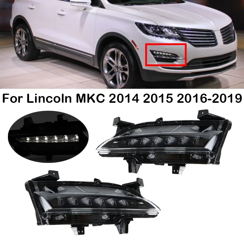 Новый! Для Lincoln MKC 2014 2015 2016 2017 2018 2019 Автомобильные светодиодные дневные ходовые